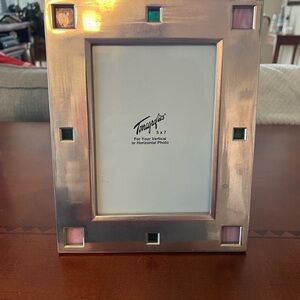 Silver Frame with Pink and Green Accents by Terragrafics